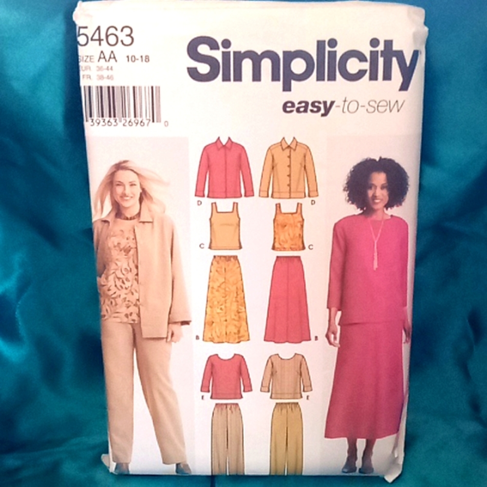New Simplicity pattern uncut
